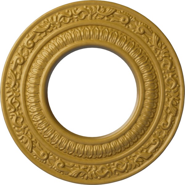 Ekena Millwork Andrea Ceiling Medallion (Fits Canopies up to 4 1/8"), 8 1/8"OD x 4 1/8"ID x 1/2"P, Iridescent Gold CM08ADIGS - main